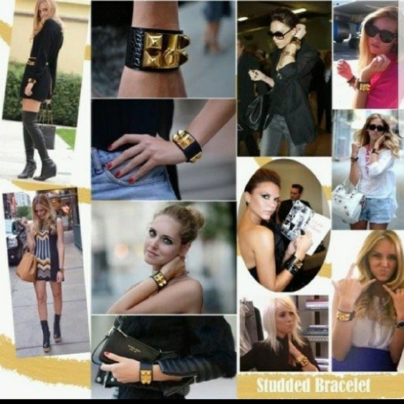 Red vegan Leather Bracelet NWOT - Picture 2 of 2